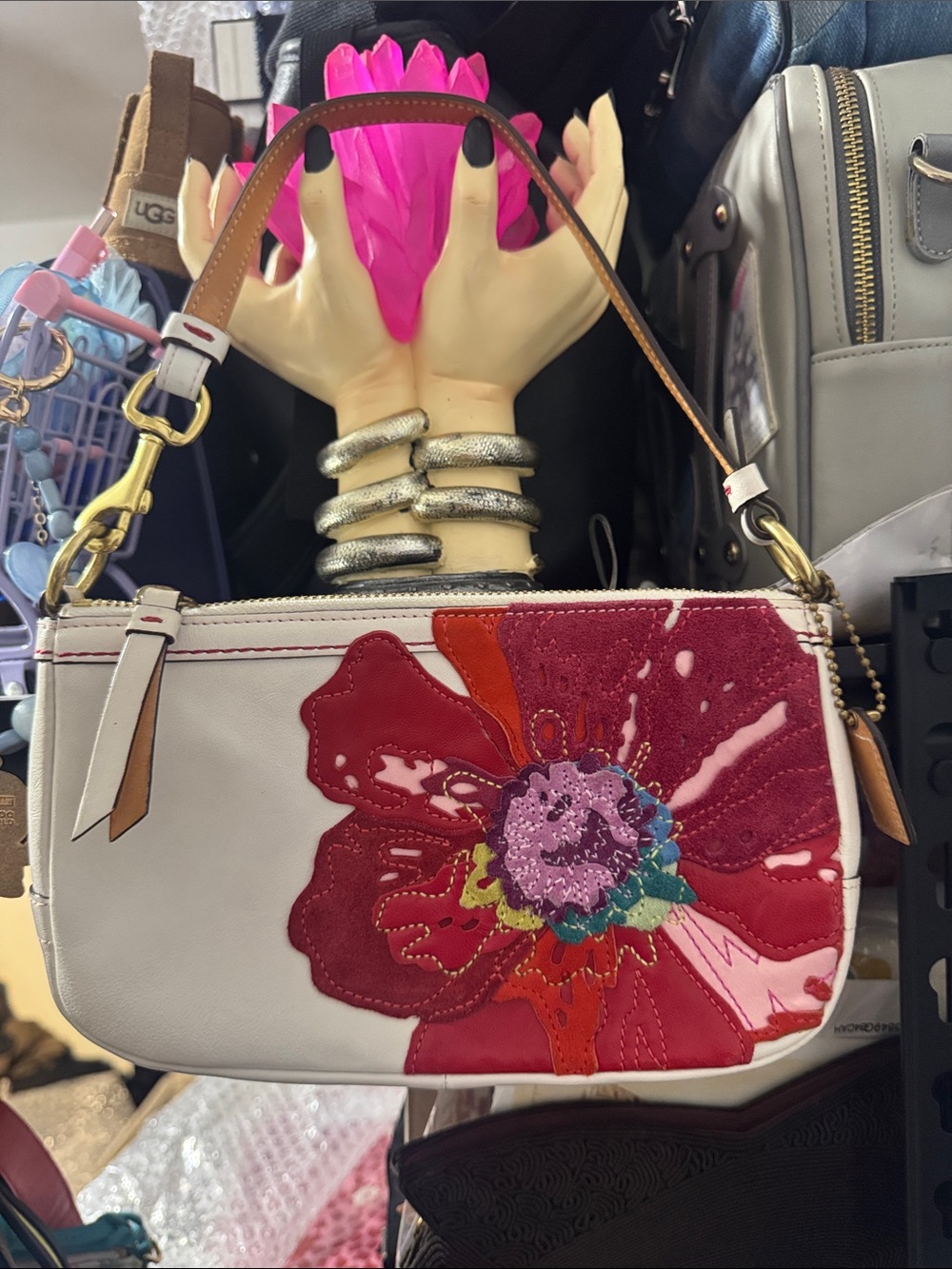 Coach Poppy Flower Demi bag - Picture 1 of 15